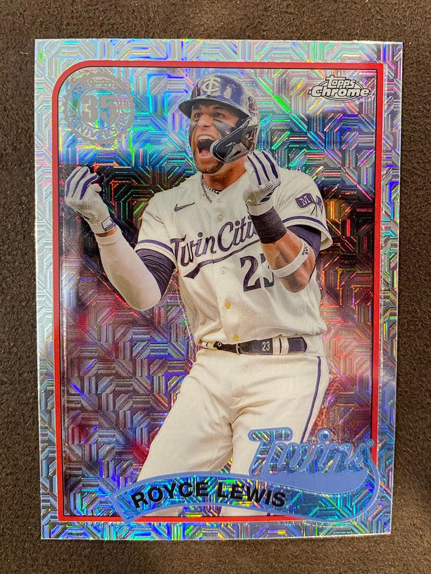 Royce Lewis - 2024 Topps Series 2 - 1989 Chrome Silver Pack Mojo - Twins