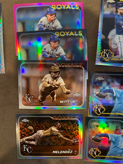 Kansas City Royals - All Parallels Lot - 2024 Topps Chrome - Royals