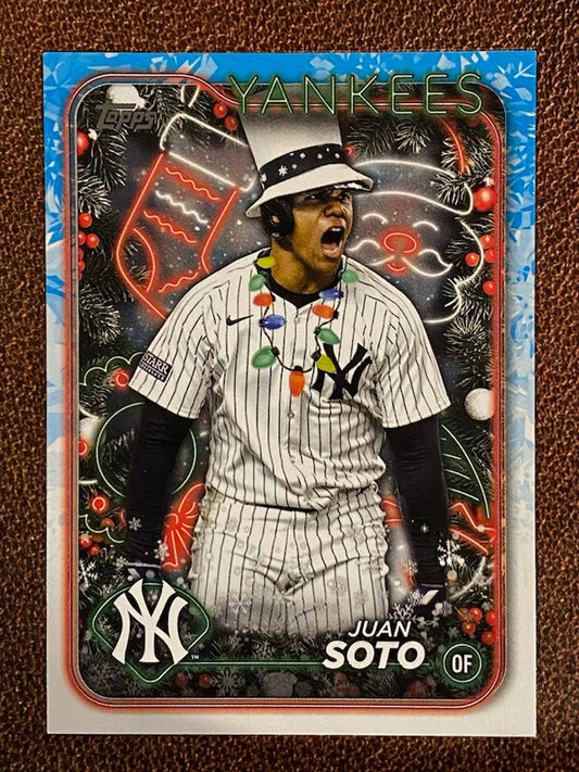 Juan Soto - 2024 Topps Holiday - SP Image Variation - Yankees