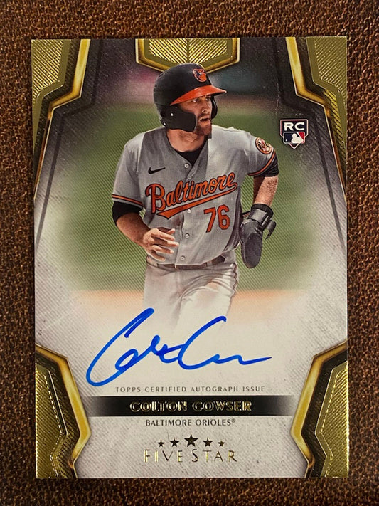 Colton Cowser - 2024 Topps Five Star - Auto - Orioles