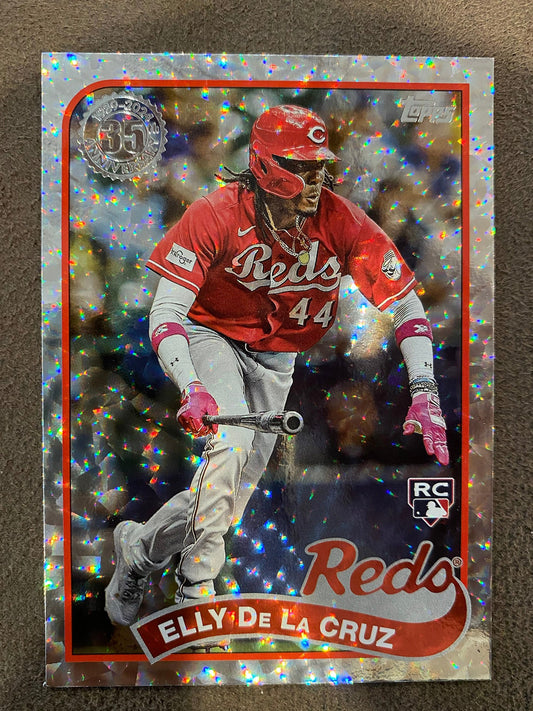 Elly De La Cruz -  2024 Topps Series 1 - 1989 Foilboard - Reds