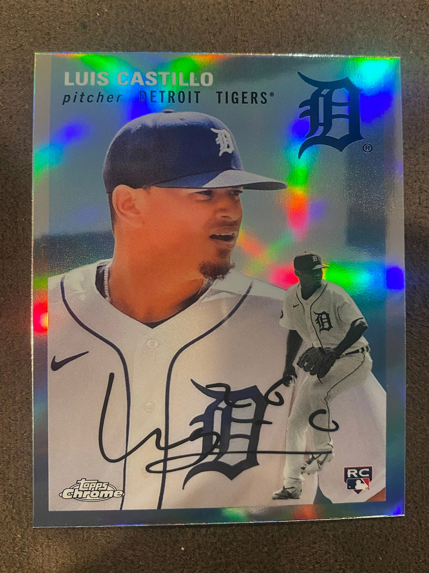Luis Castillo - 2023 Topps Chrome Platinum - Refractor - Tigers