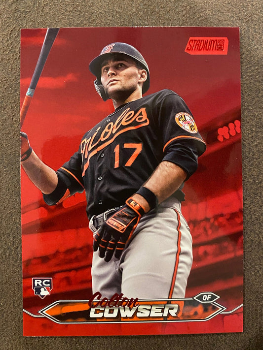 Colton Cowser - 2024 Topps Stadium Club - Red Foil - Orioles
