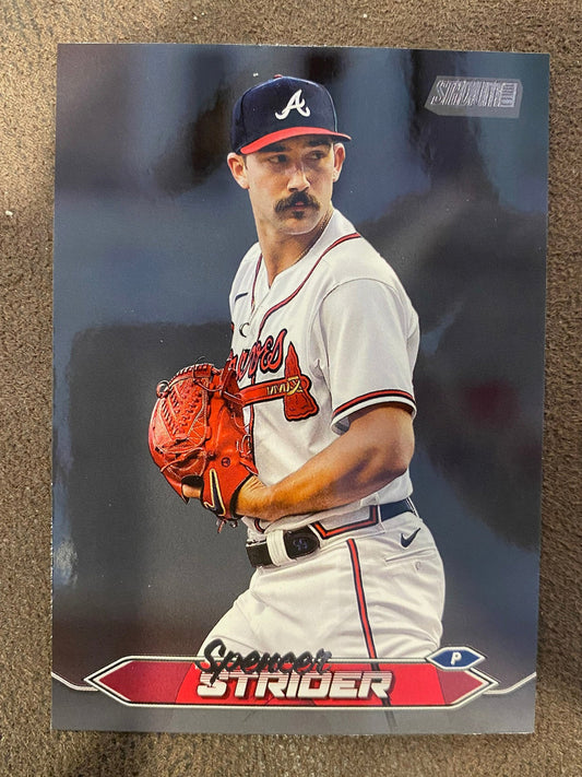 Spencer Strider - 2024 Topps Stadium Club - Black Foil - Braves