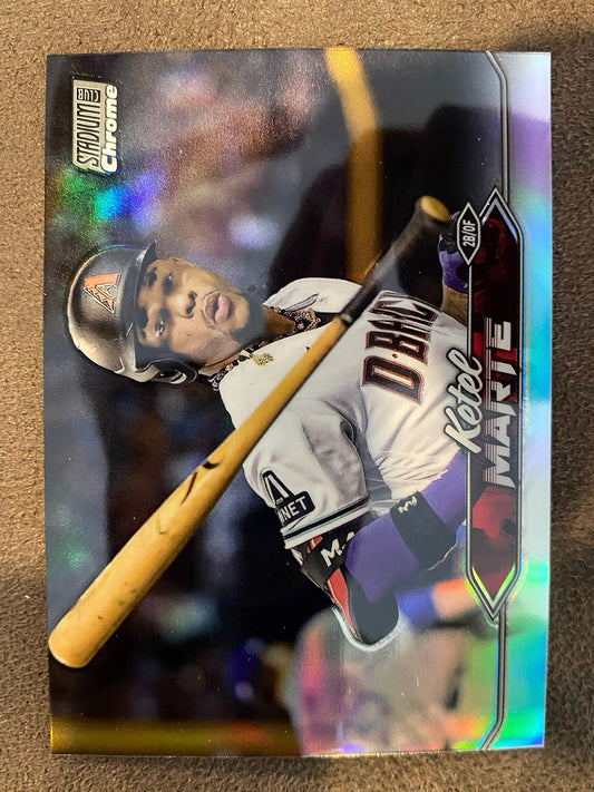 Ketel Marte - 2024 Topps Stadium Club - Chrome Refractor - Diamondbacks