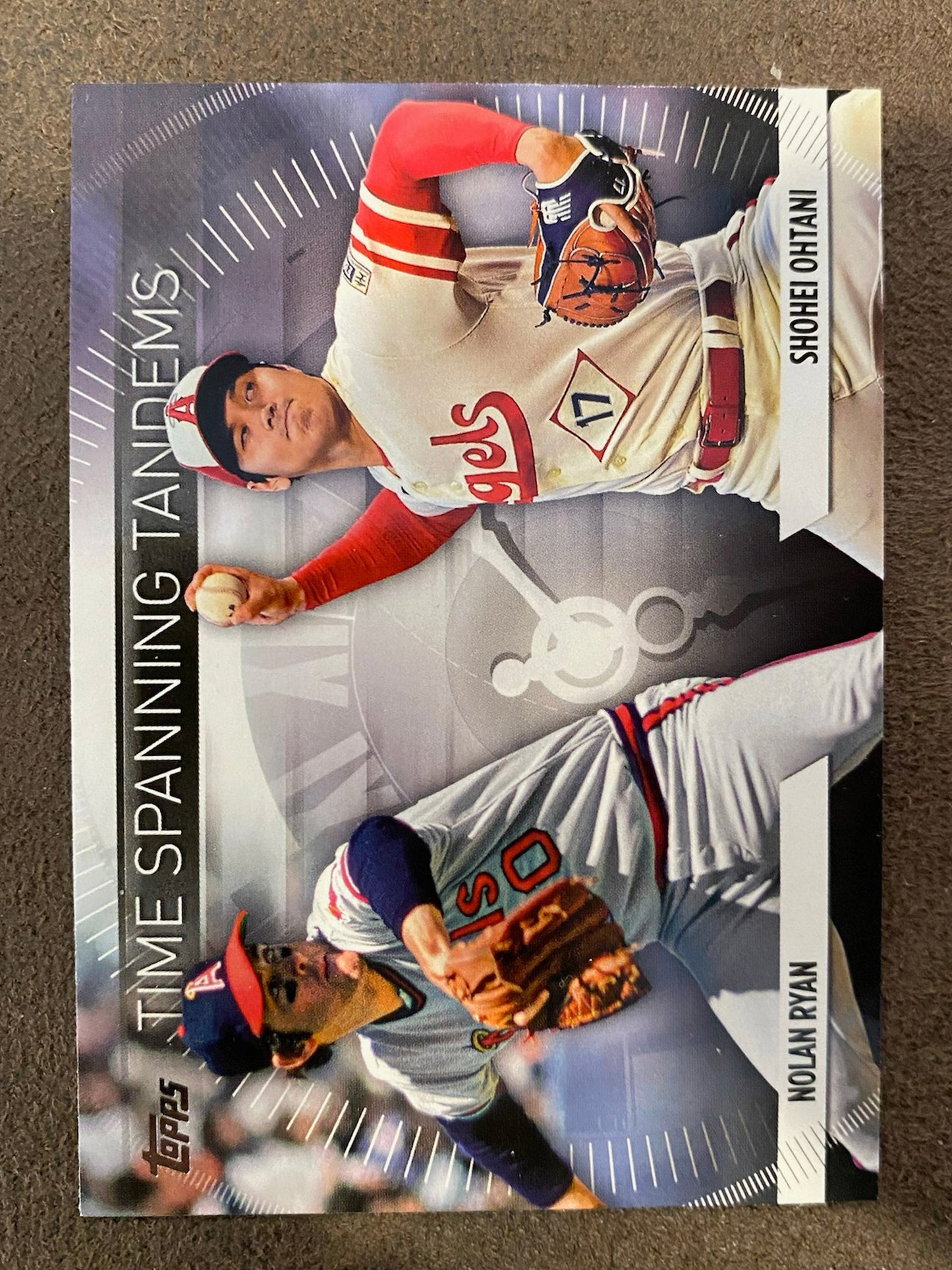Nolan Ryan / Shohei Ohtani - 2023 Topps Update - Time Spanning Tandems - Angels
