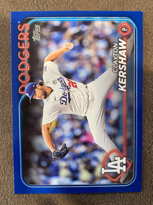 Clayton Kershaw - 2024 Topps Series 2 - Blue - Dodgers