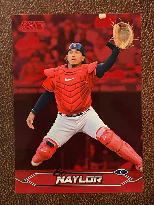 Bo Naylor - 2024 Topps Stadium Club - Red Foil - Guardians
