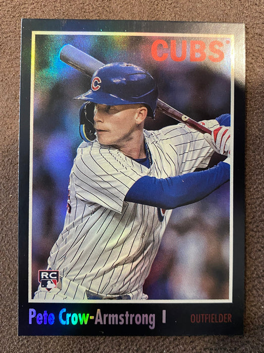 Pete Crow Armstrong - 2024 Topps Archives - Black Foil - Cubs