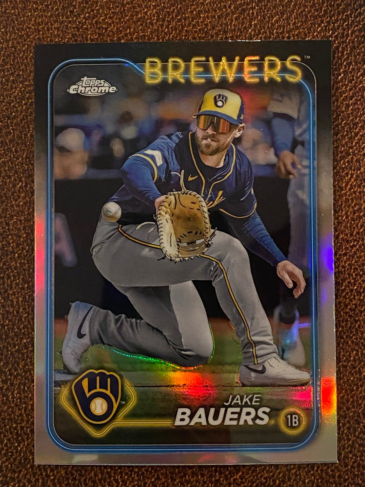 Jake Bauers - 2024 Topps Chrome Update - Refractor - Brewers