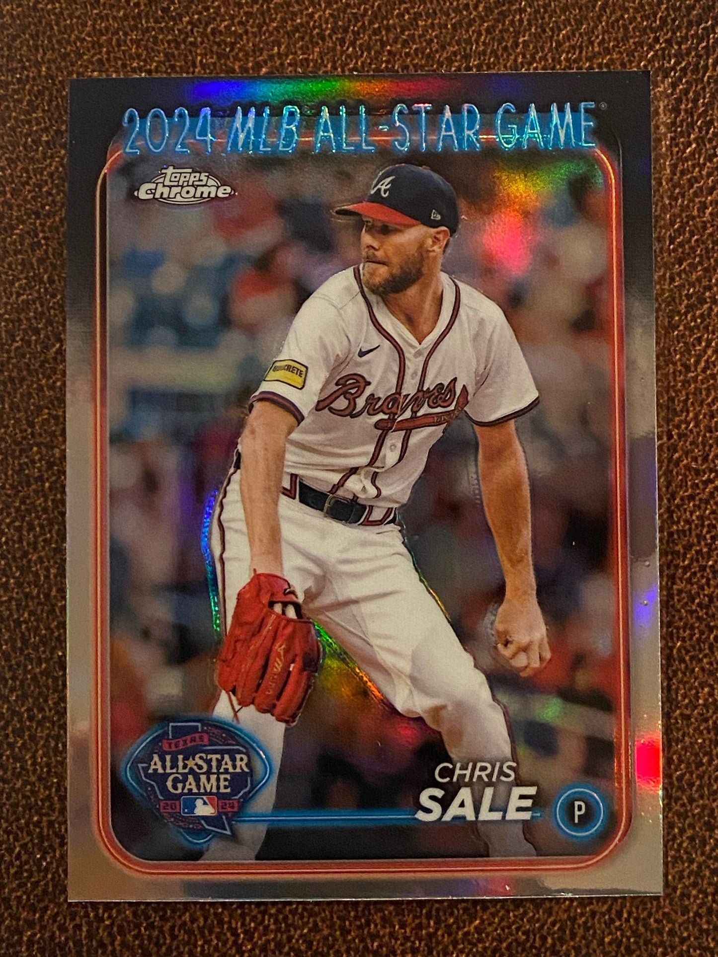 Chris Sale - 2024 Topps Chrome Update - All-Star Game Refractor - Braves