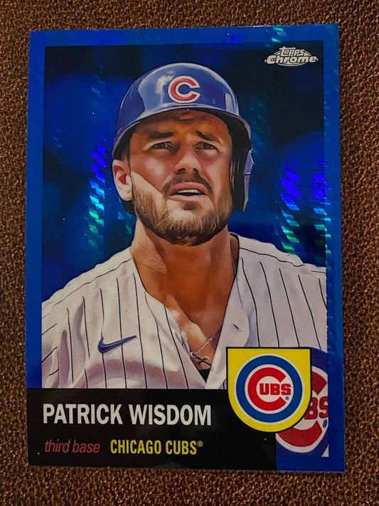 Patrick Wisdom - 2022 Topps Chrome Platinum Anniversary - Blue Prism - Cubs