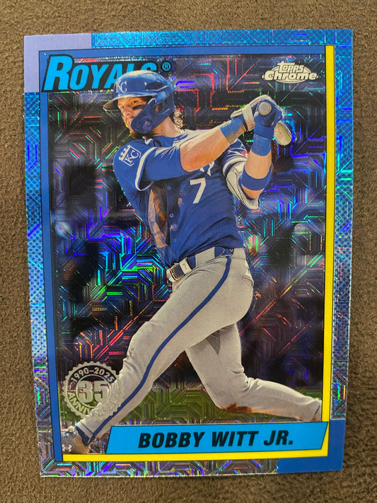 Bobby Witt Jr. - 2025 Topps Series 1 - Silver Pack Mojo Refractors - Royals