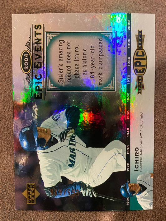Ichiro - 2006 Upper Deck - Epic Events Foil /675 - Mariners
