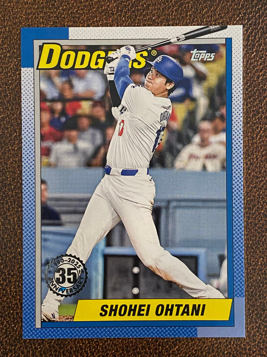 Shohei Ohtani - 2025 Topps Series 1 - 1990 Insert - Dodgers