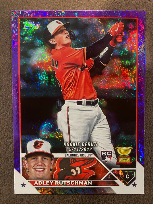 Adley Rutschman - 2023 Topps Update - Purple Rookie Debut /799 - Orioles