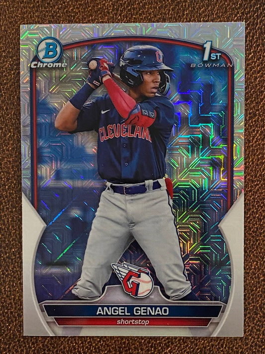 Angel Genao - 2023 Bowman Chrome - Mega Box Mojo Refractor - Guardians