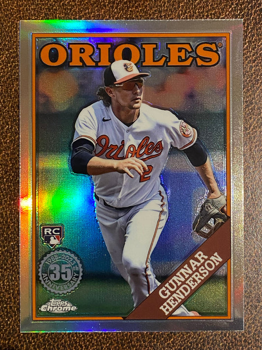 Gunnar Henderson - 2023 Topps Chrome - 1988 Refractor - Orioles