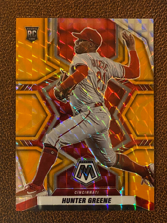 Hunter Greene - 2022 Mosaic - Orange Reactive - Reds
