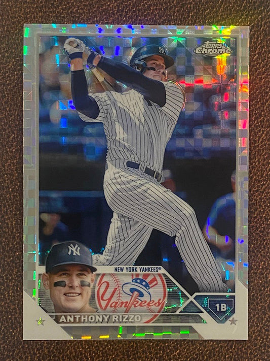 Anthony Rizzo - 2023 Topps Chrome - XFractors - Yankees