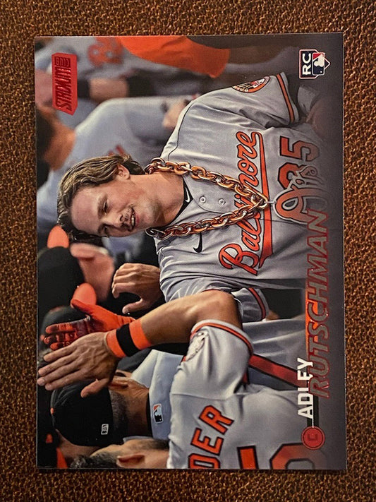 Adley Rutschman - 2023 Topps Stadium Club - Red Foil - Orioles