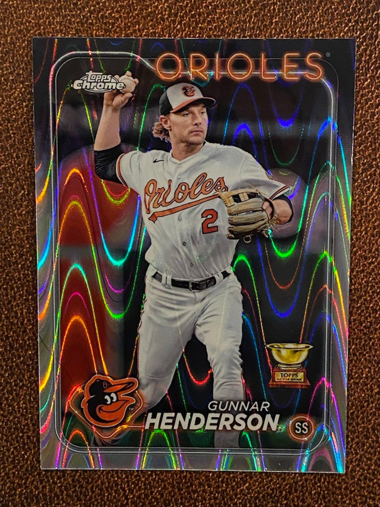 Gunnar Henderson  - 2024 Topps Chrome - Raywave Refractor - Orioles