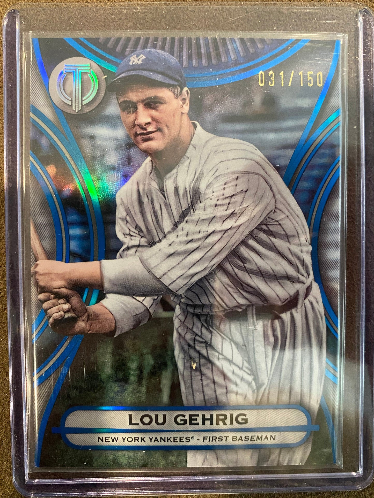 Lou Gehrig - 2025 Topps Tribute - BLUE /150 - Yankees