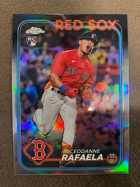 Ceddanne Rafaela - 2024 Topps Chrome - Rookie Refractor - Red Sox