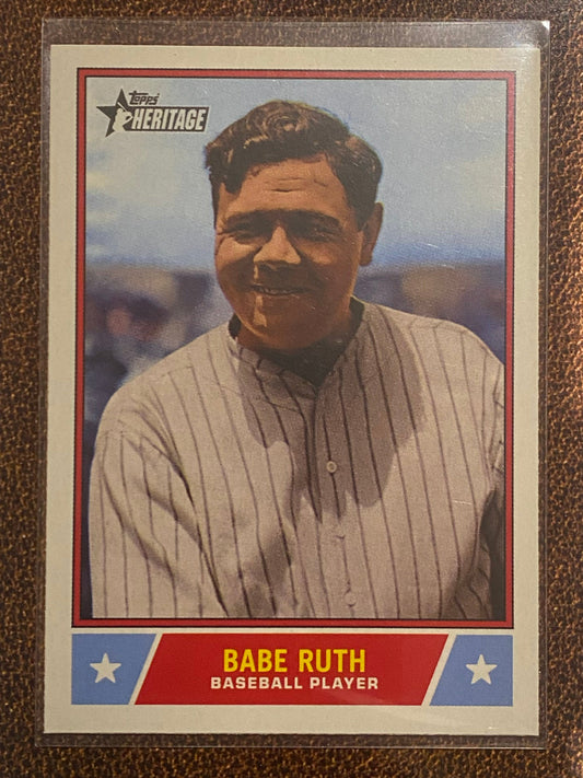 Babe Ruth - 2025 Topps Heritage - Notable Americans (NS-85) - Yankees