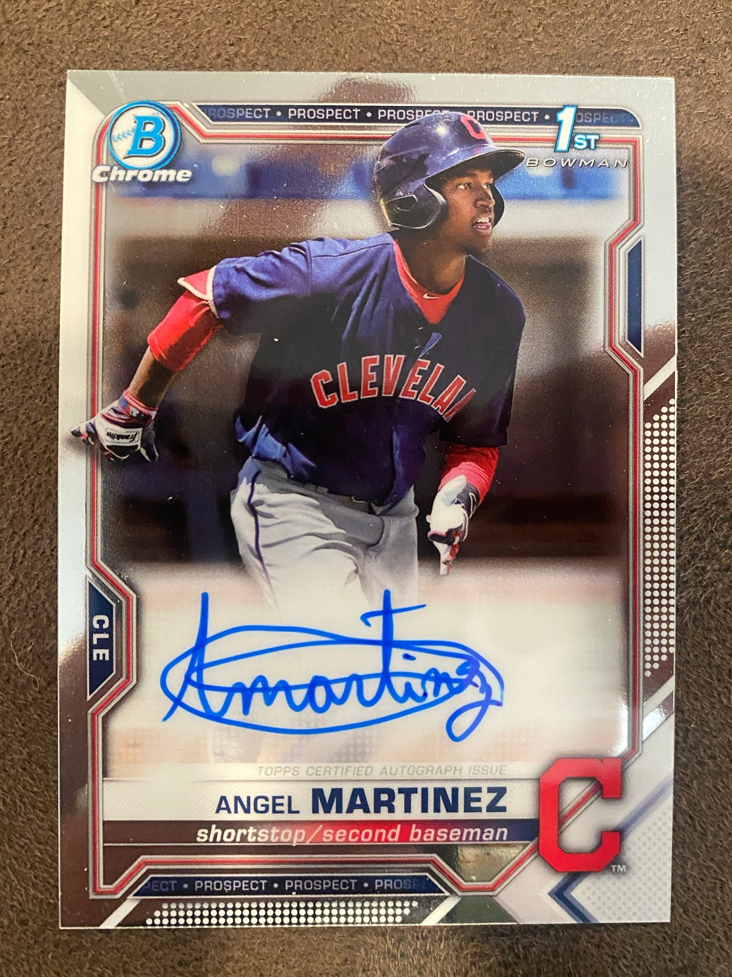 Angel Martinez - 2025 Bowman - 1st Chrome AUTO - Guardians