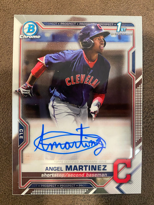 Angel Martinez - 2025 Bowman - 1st Chrome AUTO - Guardians