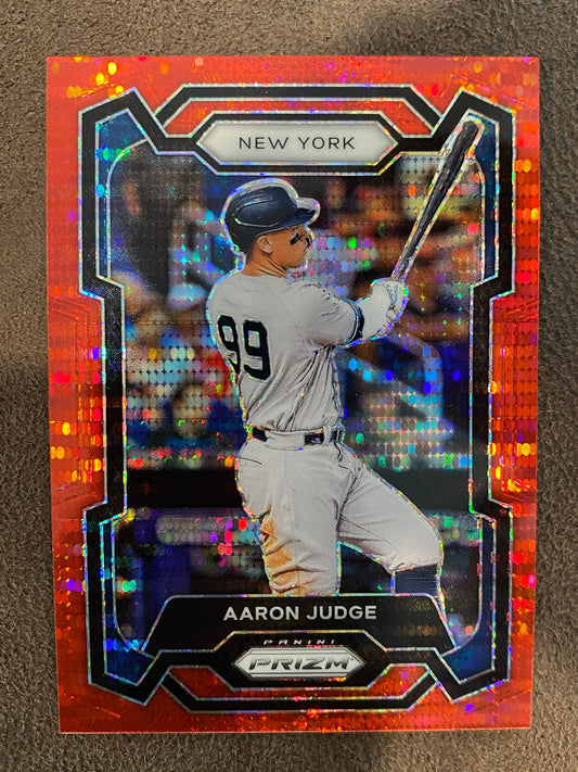 Aaron Judge - 2024 Panini Prizm - Red Plusar /399 - Yankees