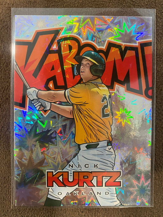 Nick Kurtz - 2024 Panini Prospect Edition - KABOOM! SSP - Athletics