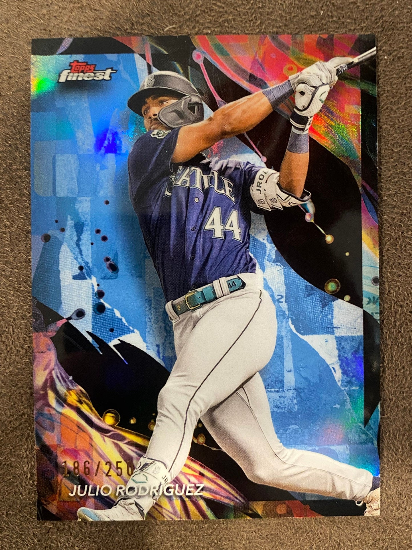 Julio Rodriguez - 2024 Topps Finest - Uncommon BLUE /250 - Mariners