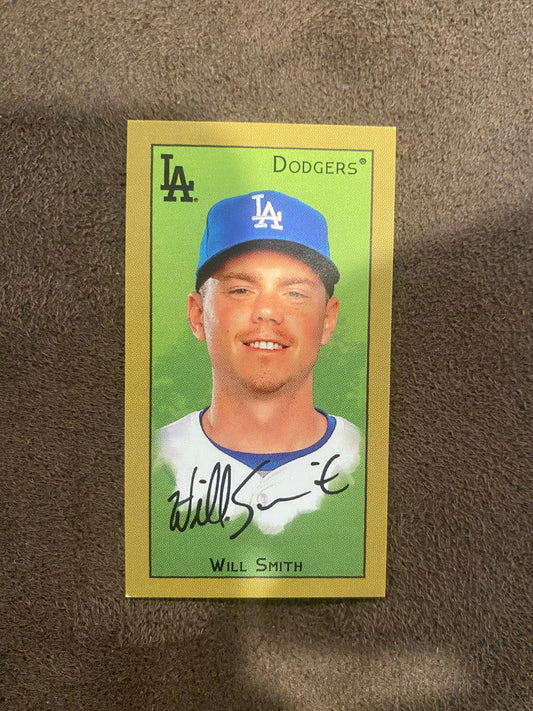 Will Smith - 2025 Topps T205 Mini - Blank Back SSP (**Corner Whiting**) - Dodgers