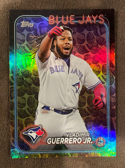 Vladimir Guerrero Jr. - 2024 Topps Series 1 - Easter Egg Holiday Parallel - Blue Jays