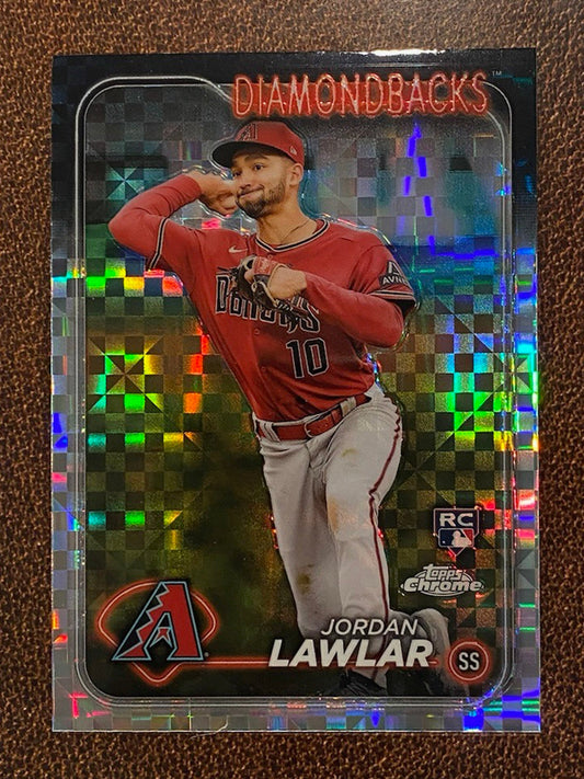 Jordan Lawlar - 2024 Topps Chrome - Rookie XFractor - Diamondbacks