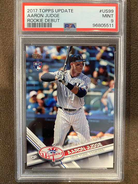 Aaron Judge - 2017 Topps Update - Rookie Debut PSA 9 - Yankees