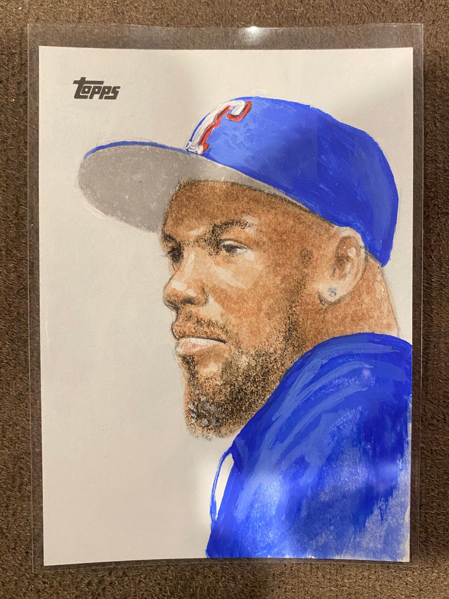 Adolis Garcia - 2025 Topps Update - Sketch Card SSP - Rangers