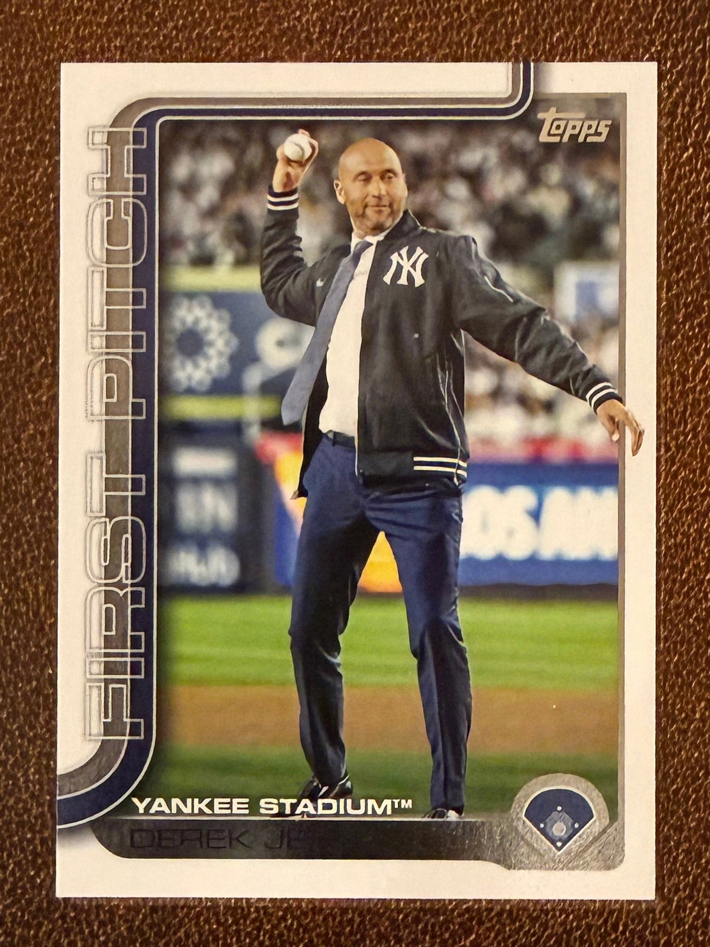 Derek Jeter - 2025 Topps Update - First Pitch Insert - Yankees