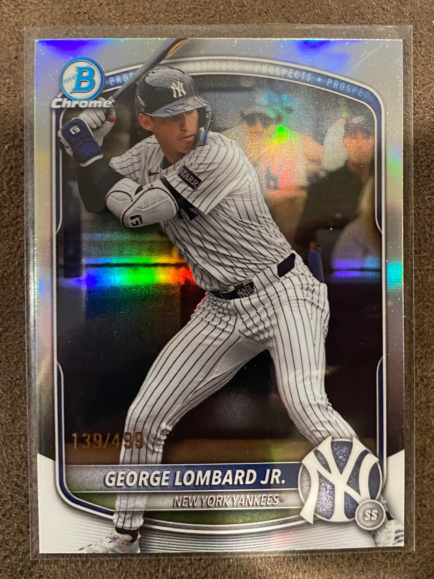 George Lombard Jr. - 2025 Bowman Chrome - Refractors /499 - Yankees