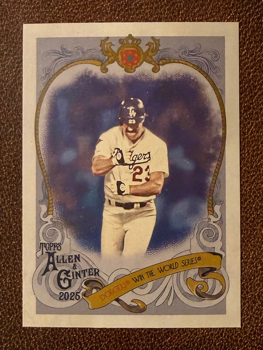 Kirk Gibson - 2025 Allen & Ginter - Sweet Victory - Dodgers