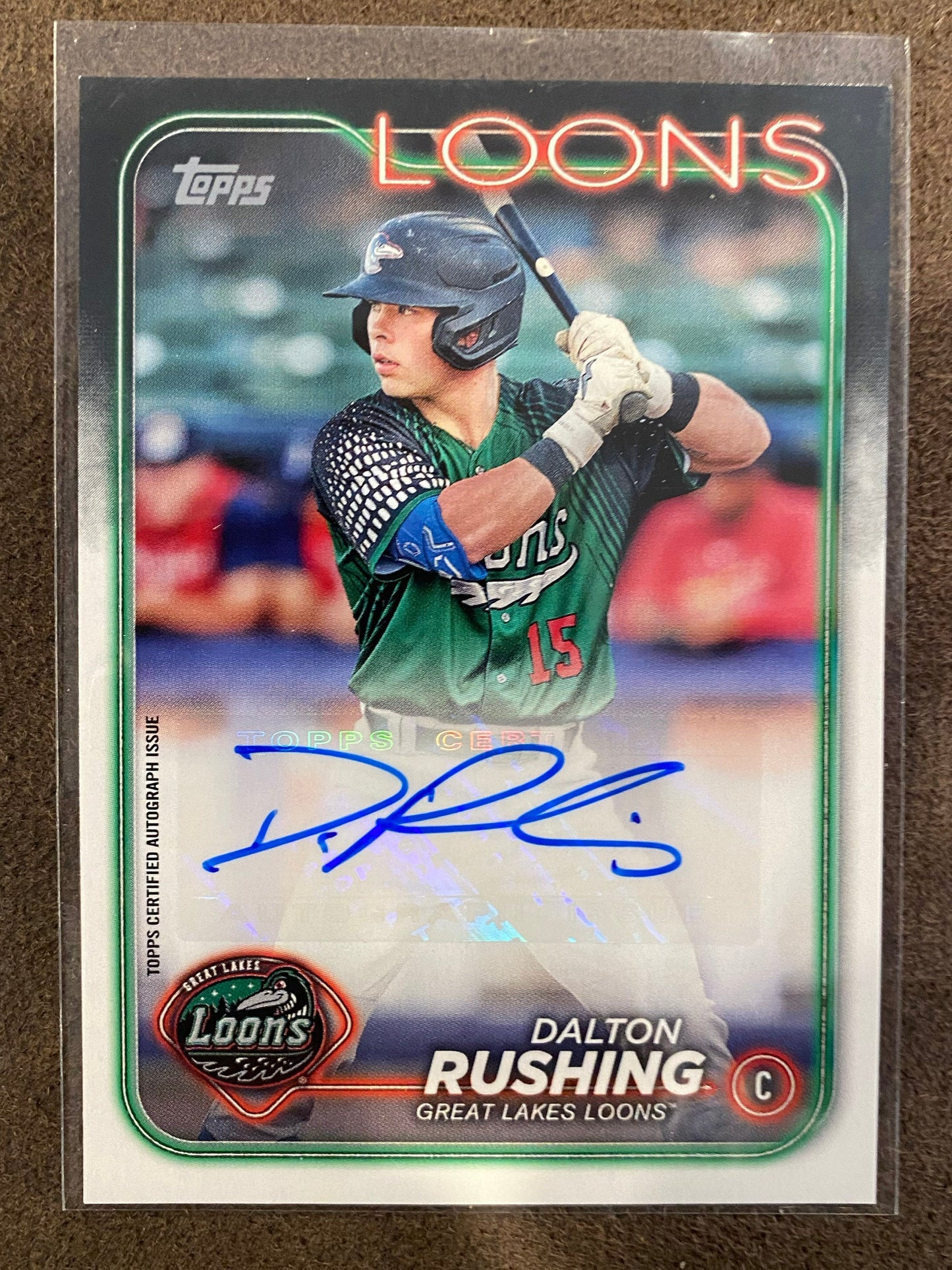 Dalton Rushing - 2024 Topps Pro Debut - AUTO - Dodgers