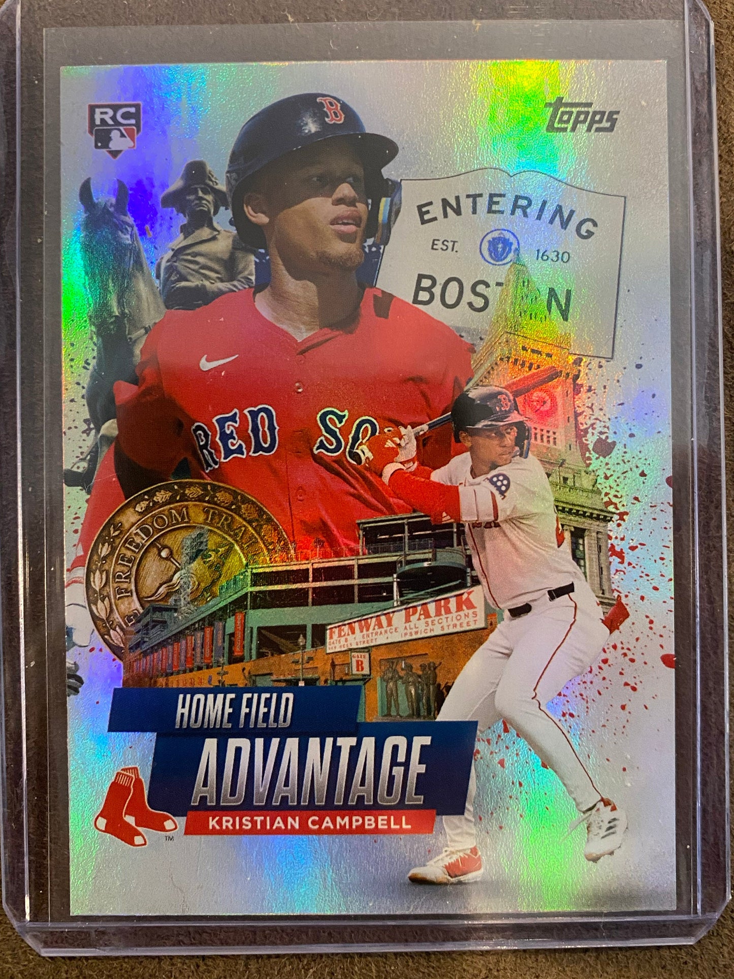 Kristian Campbell - 2025 Topps Update - Home Field Advantage - Red Sox