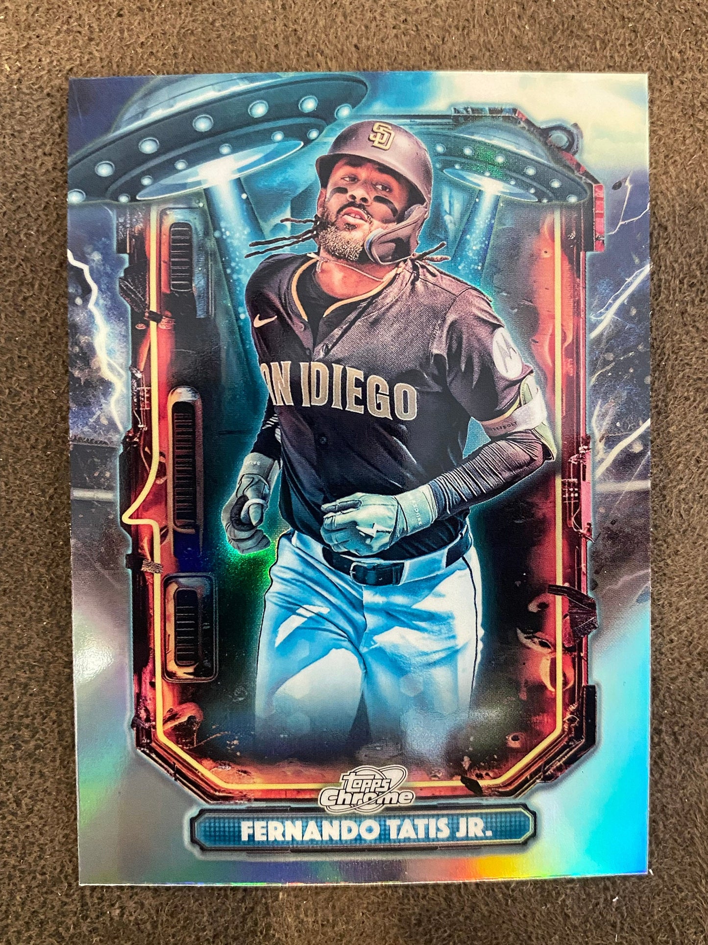 Fernando Tatis Jr. - 2025 Topps Chrome Cosmic - Extraterrestrial Talent Insert - Padres
