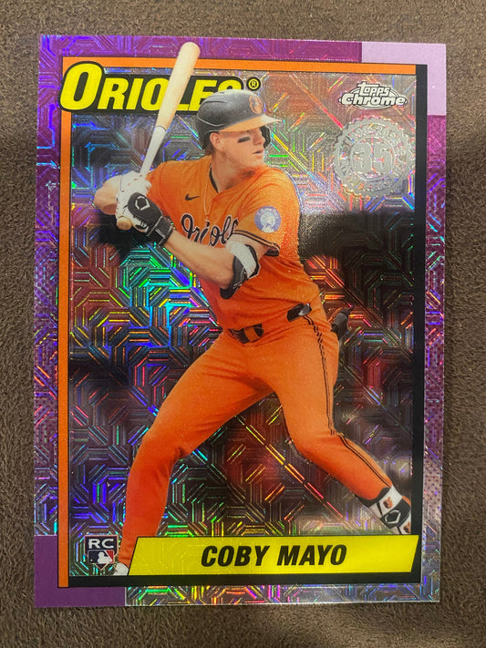 Coby Mayo - 2025 Topps Update - 1990 Mojo Refractor - Orioles