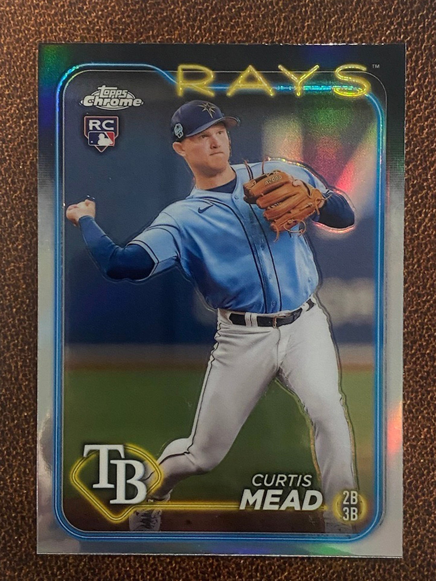 Curtis Mead - 2024 Topps Chrome - Refractor - Rays