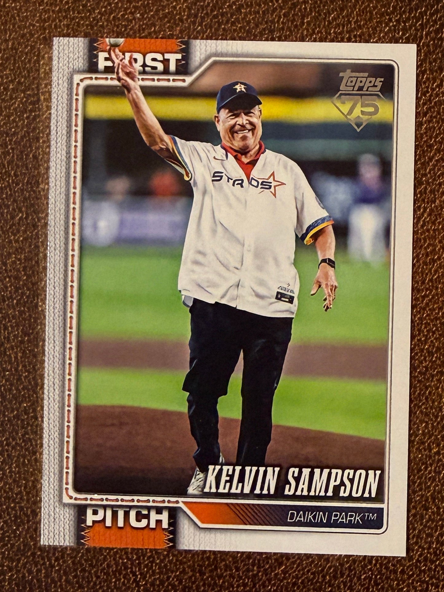 Kelvin Sampson - 2026 Topps Series 1 - First Pitch Insert - Astros