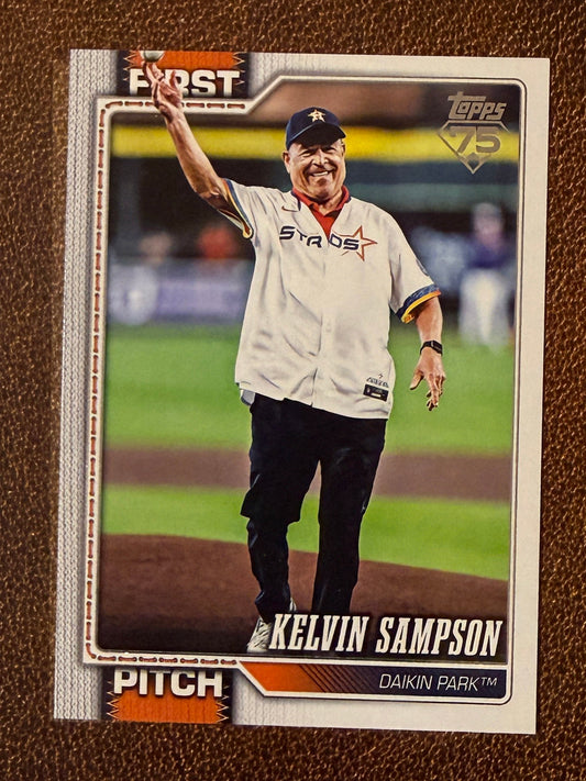 Kelvin Sampson - 2026 Topps Series 1 - First Pitch Insert - Astros