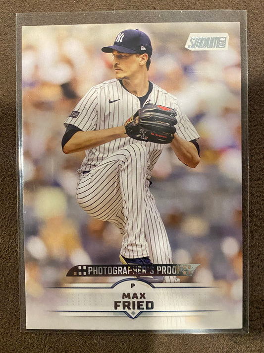 Max Fried - 2025 Topps Stadium Club - Photographer Proof SSP - Yankees